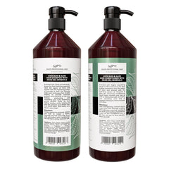 Dead Sea Collection curly hair after wash shows glossy, manageable strands.