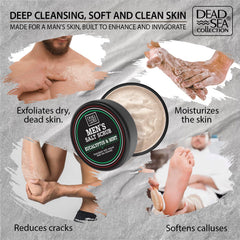 Label close-up showing natural minerals and no animal testing claim.