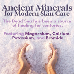 Bath time with Dead Sea Warehouse salts soaking in a warm tub for relaxation