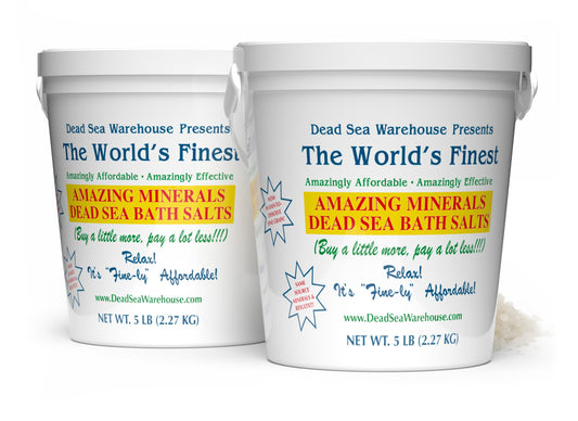 Dead Sea Warehouse dead-sea-salts for soaking provide soothing, spa-like relaxation after a long day