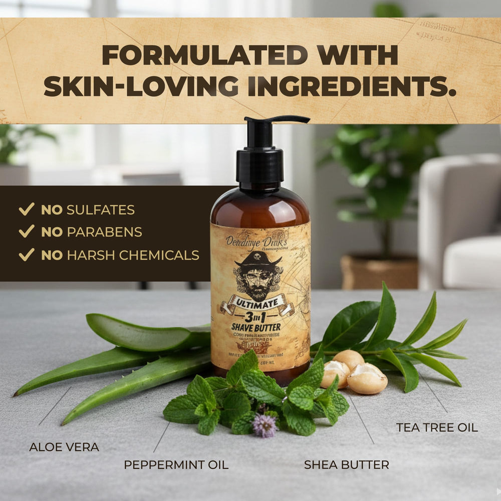 Deadeye Dick's tea-tree-oil-aloe blend image demonstrates soothing, refreshing application