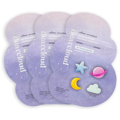 Dearcloud moon-shaped blemish patch for targeted overnight care and impurity extraction.