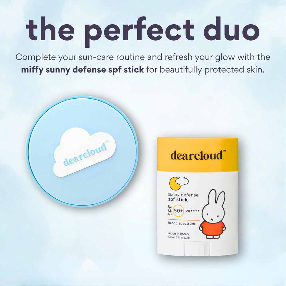 dearcloud Dear Sun translucent powder finish leaves a matte, residue-free look