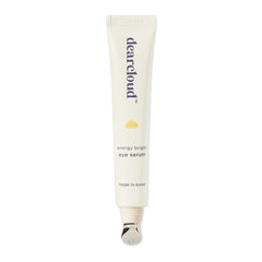 dearcloud Energy Eye Serum bottle pour demonstrates precise dosing and refreshing feel