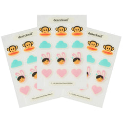 Dearcloud hydrocolloid acne patches provide breathable protection for blemishes.