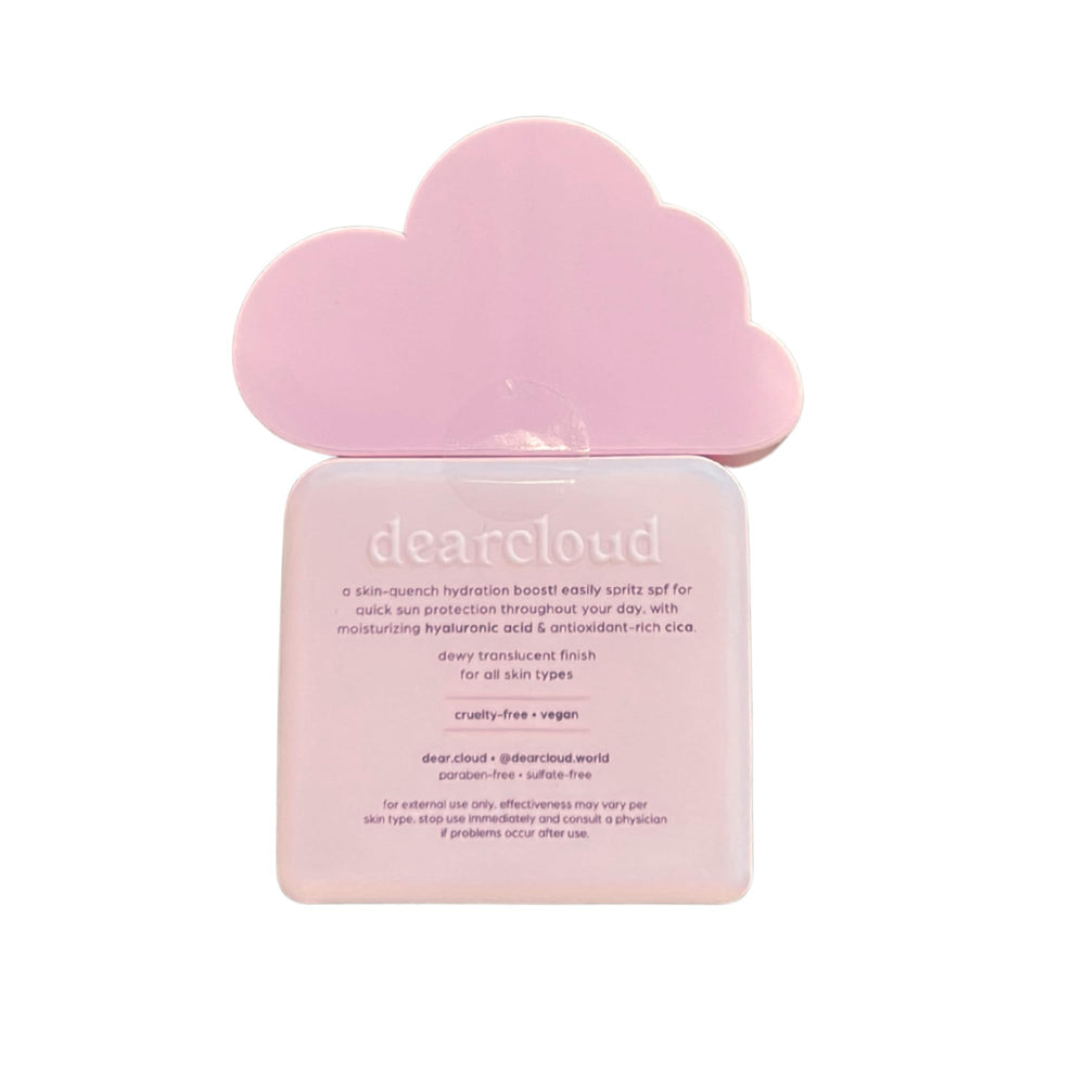 Dearcloud Invisible finish sunscreen blends with skin for everyday protection