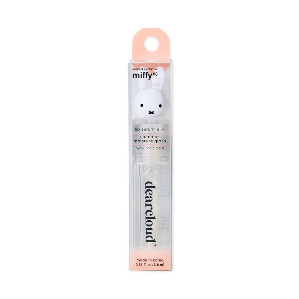 Dearcloud Miffy Lip Serum Jelly clear skies shade adds everyday glow.