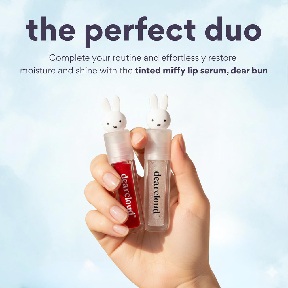 Dearcloud Miffy Lip Serum Jelly jelly-like texture highlights plush lip feel.
