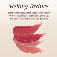 DEARDAHLIA Lip Paradise dewy finish closeup with light shine