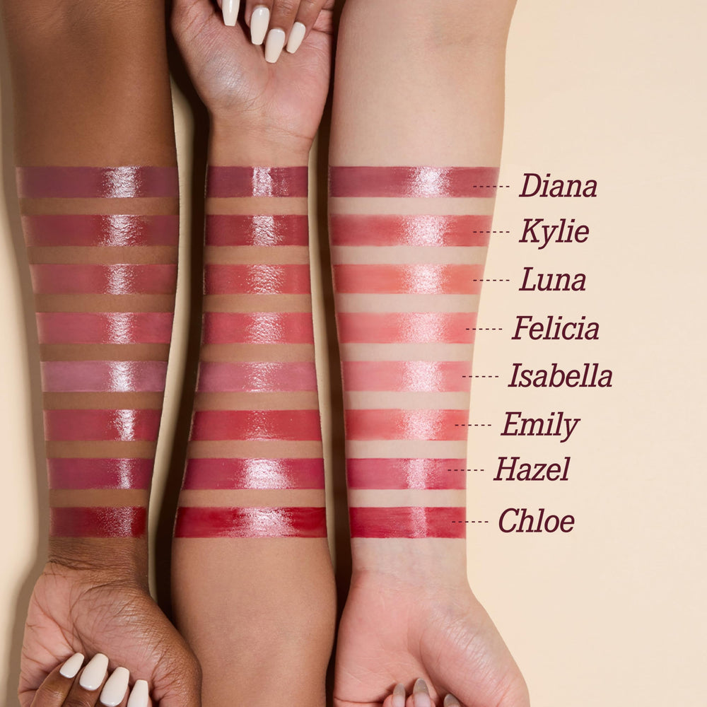Dear Dahlia Lip Paradise nourishes with shea butter for soft, hydrated lips.
