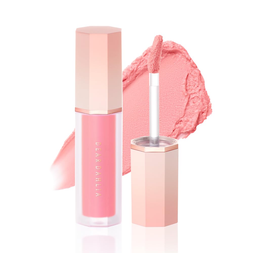 Dear Dahlia Petal Blur Blush Peony application shows a soft watercolor flush