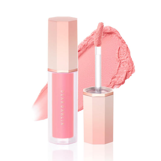 Dear Dahlia Petal Blur Blush Peony application shows a soft watercolor flush