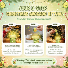 DEARMINE Mini avocado charm highlights cheerful art and decorative appeal.