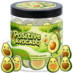 DEARMINE Positive Avocado Jar with 60 cards boosts daily motivation.