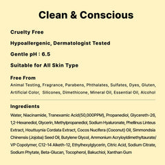 Bakuchiol-infused DearMYDEW serum bottle promotes gentle renewal on clean skin