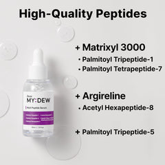 DearMYDEW vegan collagen and hyaluronic acid image conveys deep hydration benefits