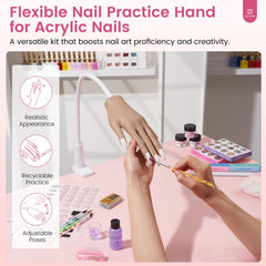 Deciniee acrylic powder set for smooth color and adhesion
