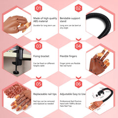 Deciniee nail art decorations dotting pen aids detailed designs.