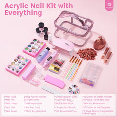 Deciniee beginner acrylic liquid and powder set for smooth application