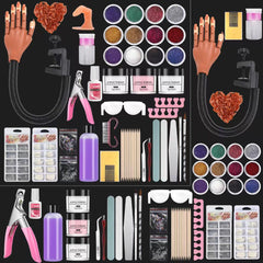 Deciniee nail practice hand for acrylic training and precise nail art practice.