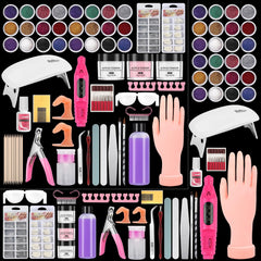 Deciniee practice hand for acrylic nails kit demonstrates durable home nail practice.