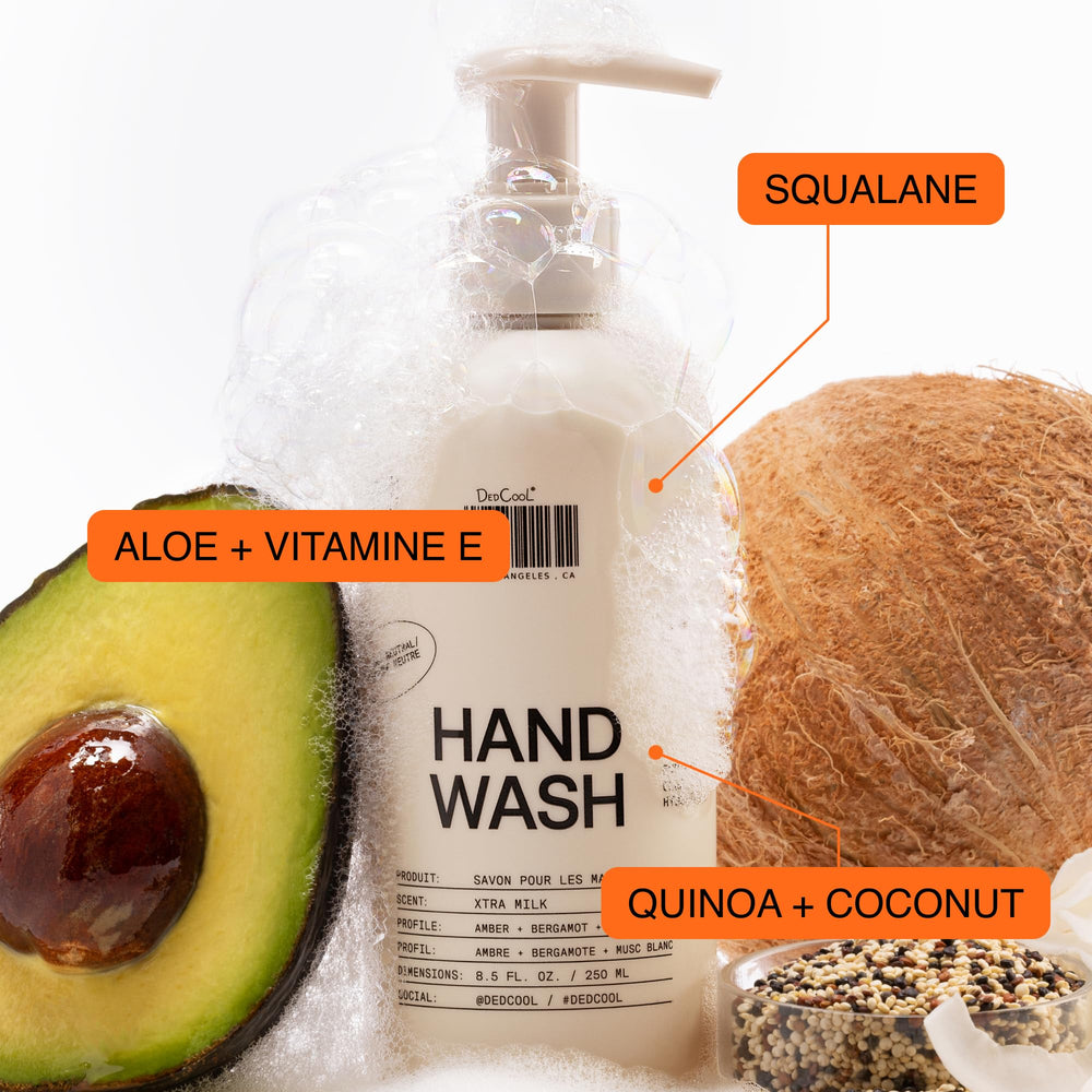 DedCool Taunt Hand Wash fragrance close-up with bergamot and vanilla notes.