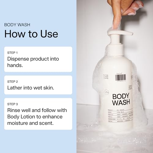 DedCool Taunt pour into hand showing rich lather for moisturized skin after shower