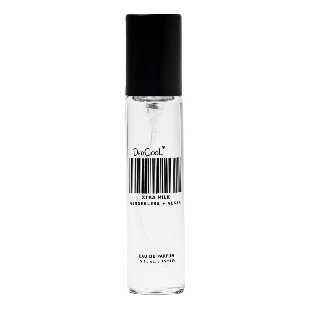 DedCool Xtra Milk bottle pour shows a long lasting luxury fragrance