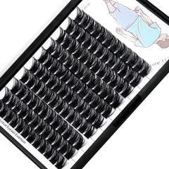 Dedila natural long volume lashes offering a soft, lightweight feel.