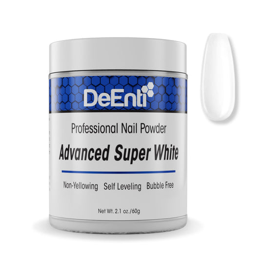 DeEnti Super White bottle for flawless overlays.