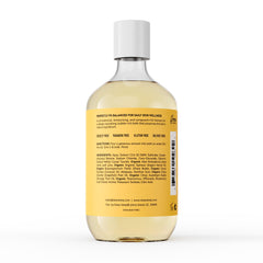 Deep Steep Grapefruit Bergamot label close-up highlights natural ingredients