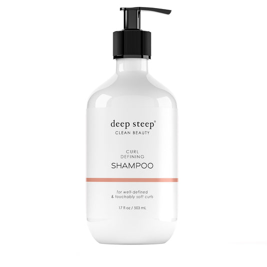 Deep Steep Curl Defining Shampoo bottle for moisturized curls