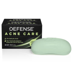 Defense Soap Acne Care Bar with 2% salicylic acid for clear pores and smoother skin.