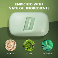Defense Soap Acne Care Bar front view shows a clean, refreshing cleansing bar