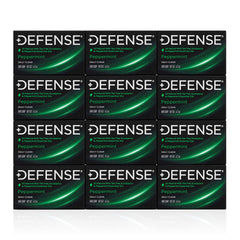 Defense Soap peppermint bar pack showing the all-natural formula for fresh skin