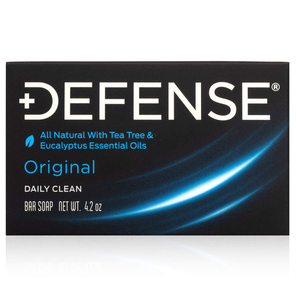 Natural, fragrance-free Defense Soap bar suited for sensitive skin