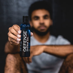 Defense Soap Tea Tree Body Wash helps manage post-workout residue with a scent-free rinse.
