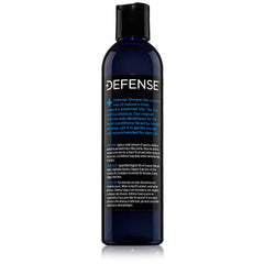 Defense Soap Tea Tree Body Wash moisturizes with coconut, jojoba, olive oils.