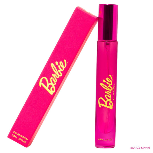 DefineMe Barbie perfume travel bottle ready for on-the-go scent touch-ups.