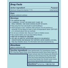 Graphic on Degree Cucumber Burst can communicates anti-odor protection and fresh scent.