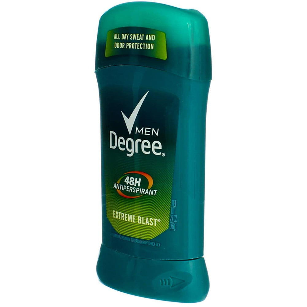 Degree Extreme Blast delivers 48-hour dry protection for busy days.