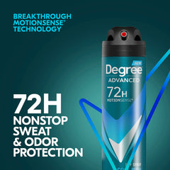Degree Men alcohol-free formula for a gentler feel on skin