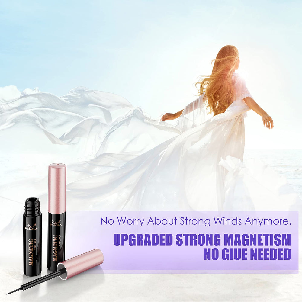 DEJAVIA-soft-synthetic-fibers lightweight, comfortable lashes for all-day wear.