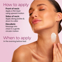 DEKLIDERM packaging box communicates premium neck care expectations.