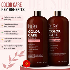 DEL SUR Color Safe Conditioner tube preserving vibrancy and detangling