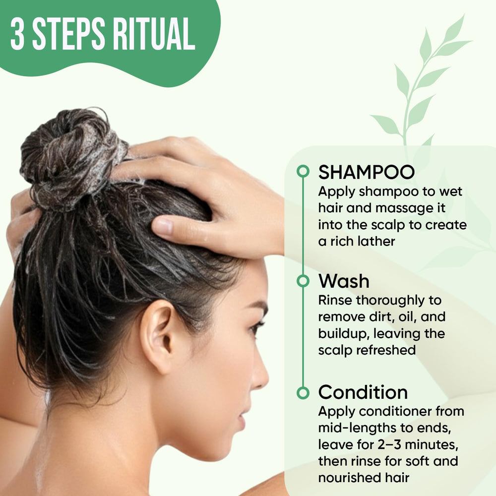 DEL SUR Peppermint oil splash conveys cooling freshness for scalp comfort