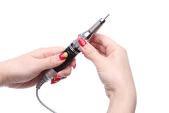 Delanie handpiece with bit-locking system for secure bit changes