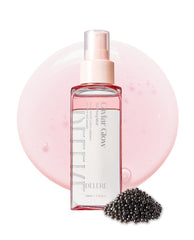 Delere Caviar Glow Mist bottle front showing radiant hydration label