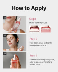 Delere Caviar Glow Mist gives glass-skin inspired glow after application