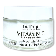 Delfanti-Milano bottle pump closeup highlights premium hydration for night care.
